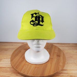 South Pole Flexfit Bright Yellow Baseball Hat Black Embroider Logo Youth 6.75